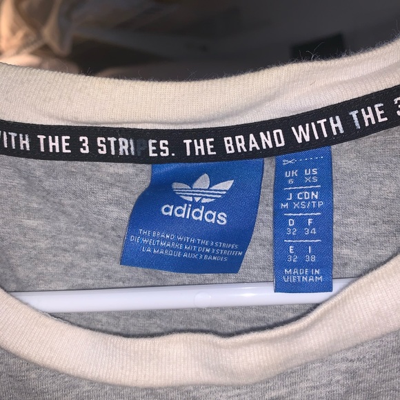 Grey Adidas Tee Shirt - Picture 2 of 2